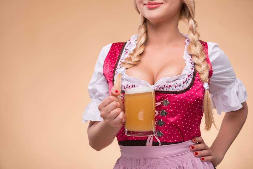 Oktoberfest in the United States - Dirndl and beer